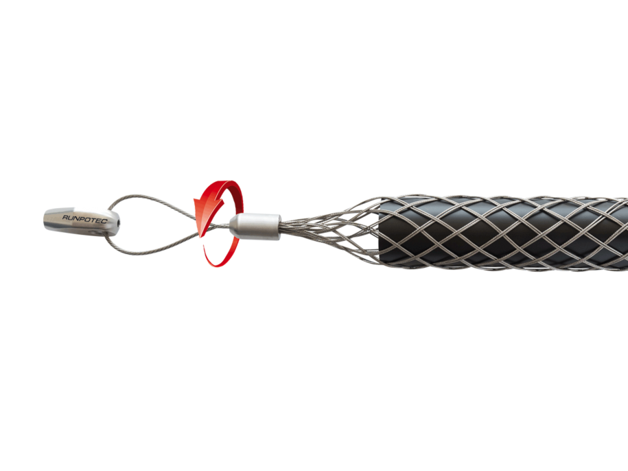 RUNPOTEC 20437 Kabelová punčoška s poutkem a závity RTG Ø 12mm a RTG Ø 6mm, Ø 40-50mm RUNPOTEC 20437 Kabelová punčoška s poutkem a závity RTG Ø 12mm a RTG Ø 6mm, Ø 40-50mm